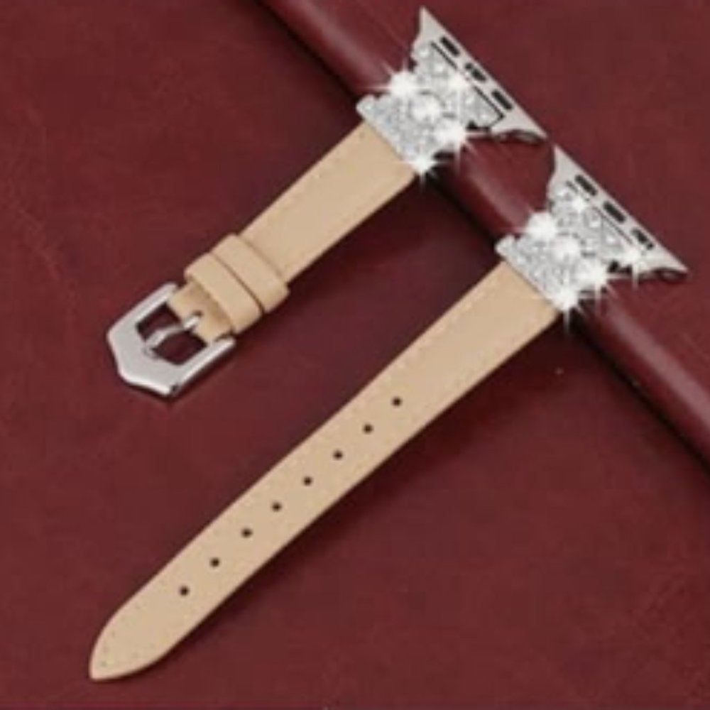 NEW Khaki Pearl Apple Watch Band